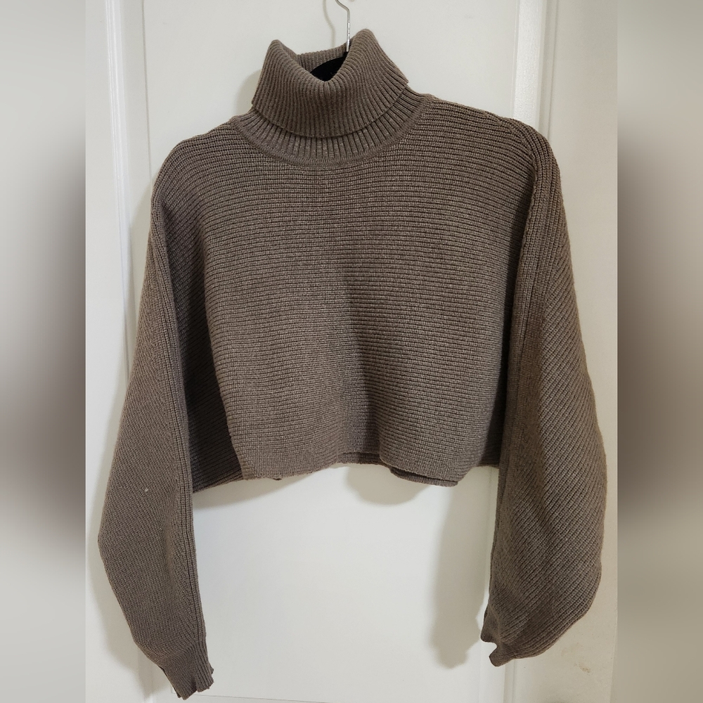 DAZY Turtleneck Batwing Sleeve Sweater,Long Sleeve Tops
